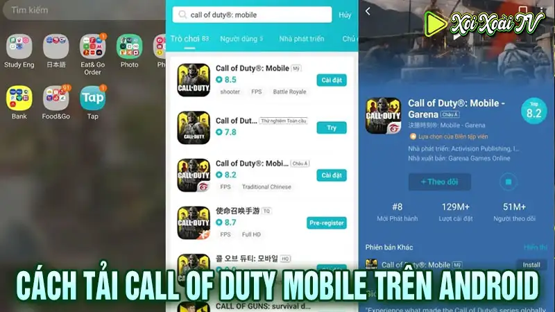 Cách tải call of duty mobile trên android