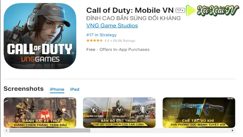 Cách tải call of duty mobile trên ios