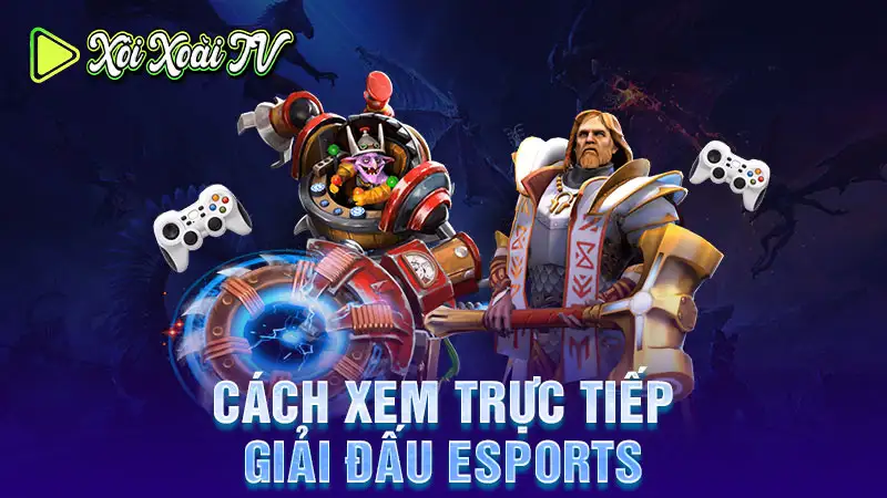 Cách xem trực tiếp giải đấu esports