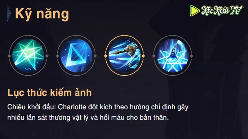 Chiêu 2 của charlotte lục thức kiếm ảnh