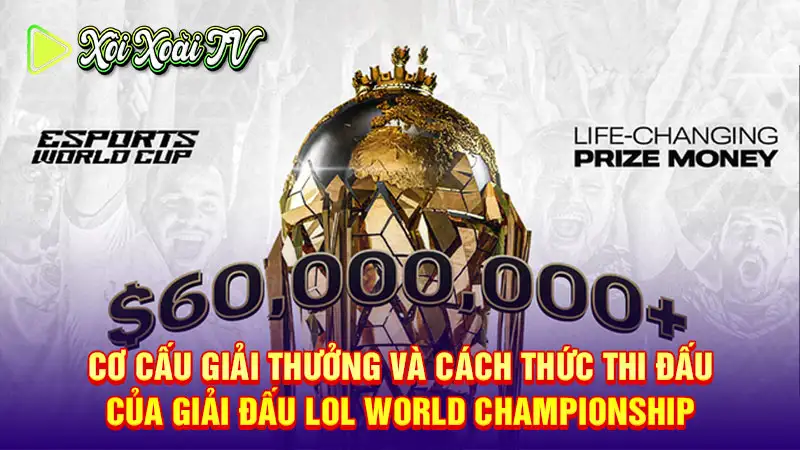 Cơ cấu giải thưởng và cách thức thi đấu của giải đấu lol world championship