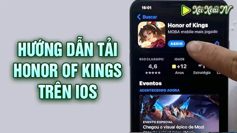 Hướng dẫn tải honor of kings trên ios