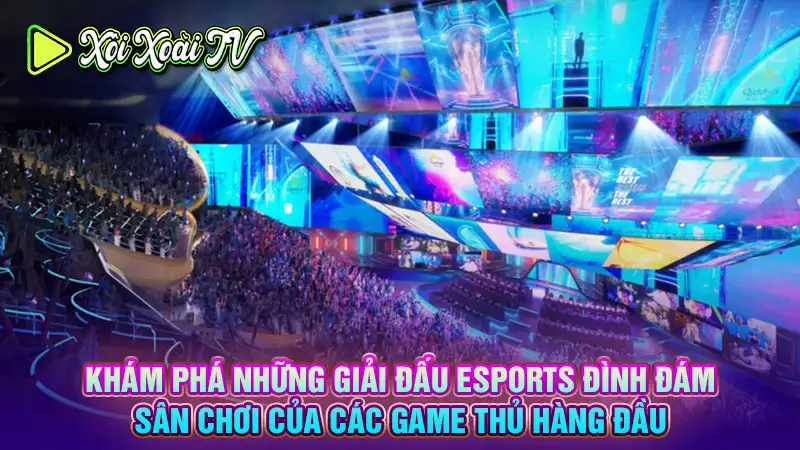 Khám phá những giải đấu esports đình đám: sân chơi của các game thủ hàng đầu