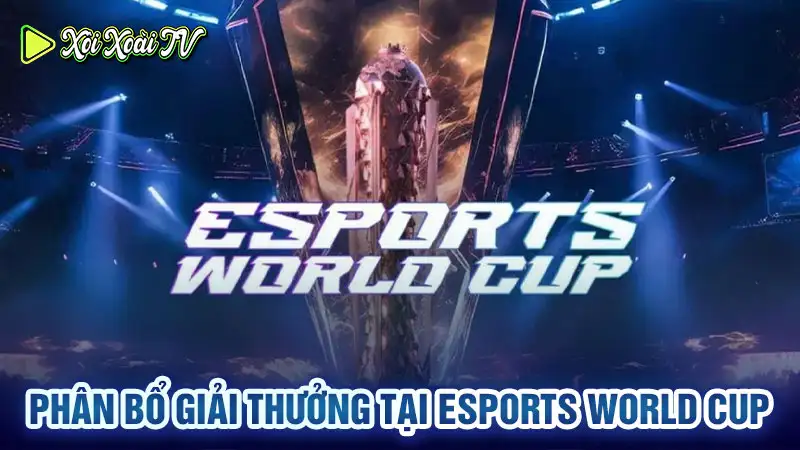 Phân bổ giải thưởng tại esports world cup