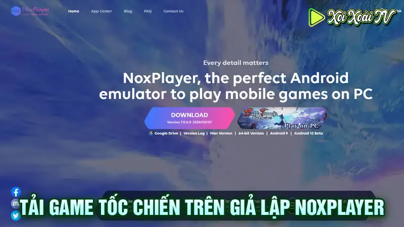 Tải game tốc chiến trên giả lập noxplayer