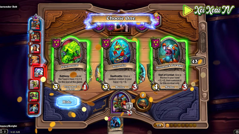 Trải nghiệm game thẻ bài hearthstone chiến đấu trực tuyến