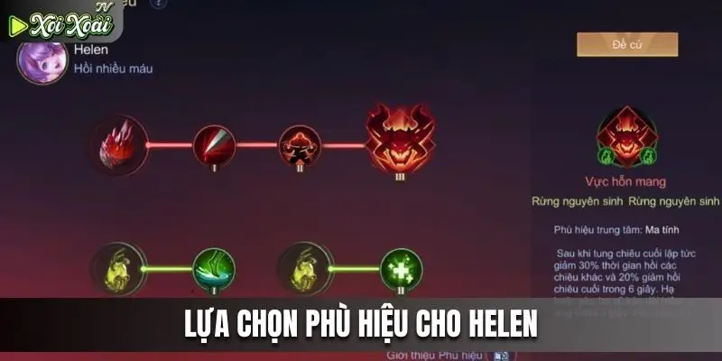 Bảng phù hiệu cho helen