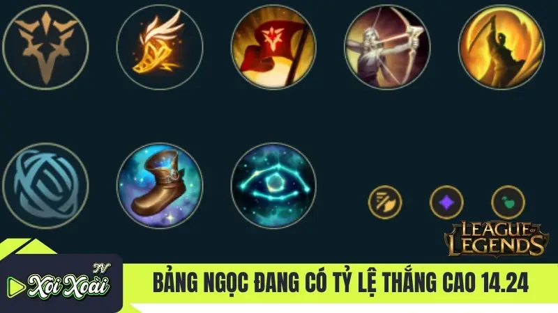 Bảng ngọc đang có tỷ lệ thắng cao 14.24