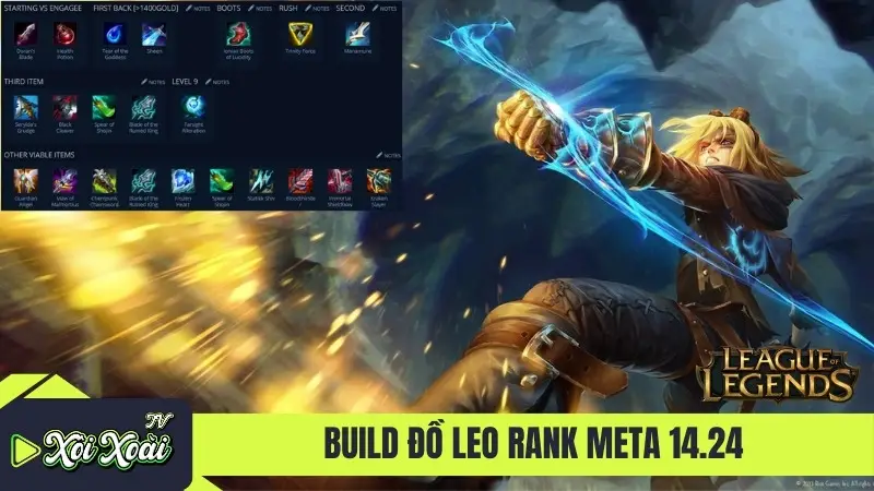 Build đồ cho Ezreal leo rank meta 14.24