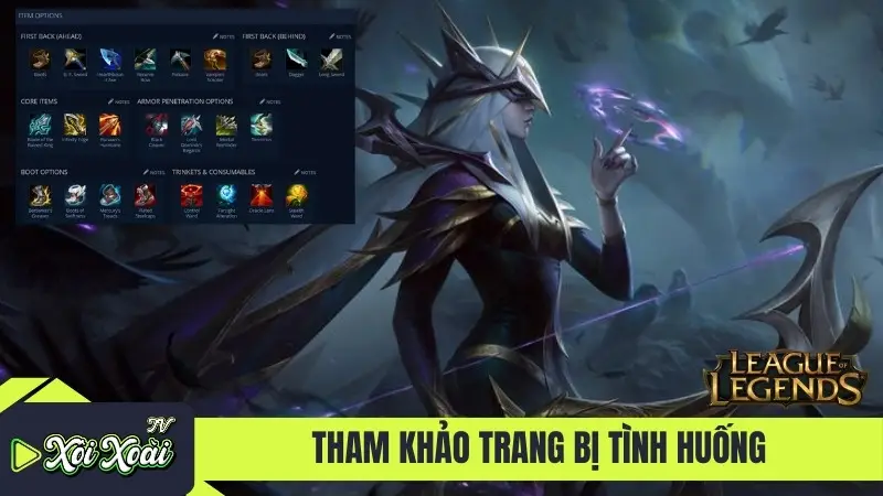 Tham khảo trang bị tình huống