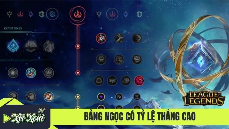 Bảng ngọc có tỷ lệ thắng cao