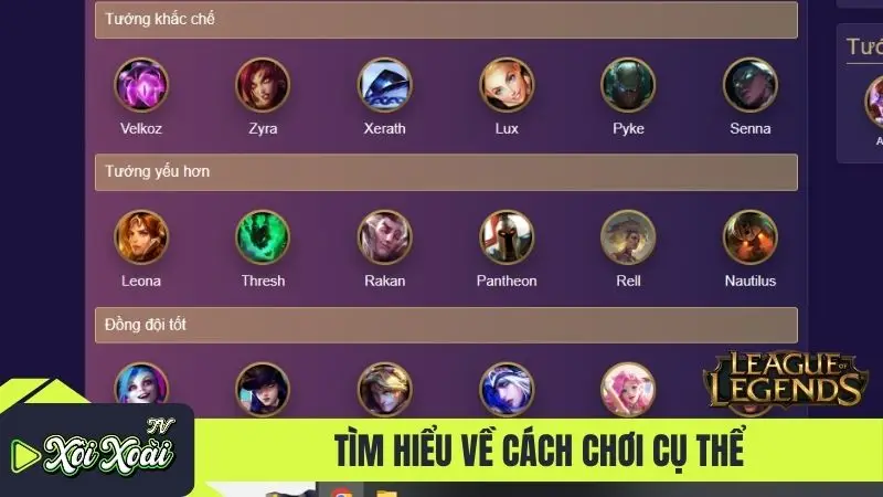 Tìm hiểu về cách chơi cụ thể