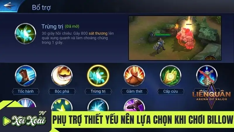 Phụ trợ thiết yếu nên lựa chọn khi chơi Billow