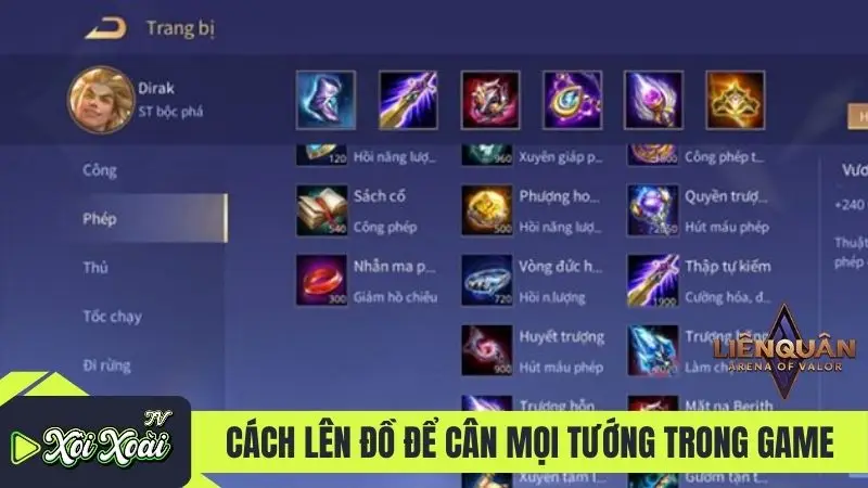 Cách lên đồ để cân mọi tướng trong game