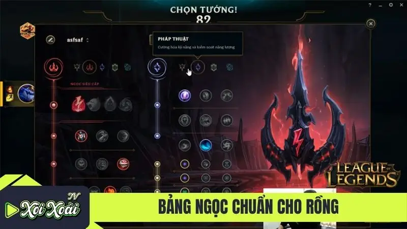 Bảng ngọc chuẩn cho rồng