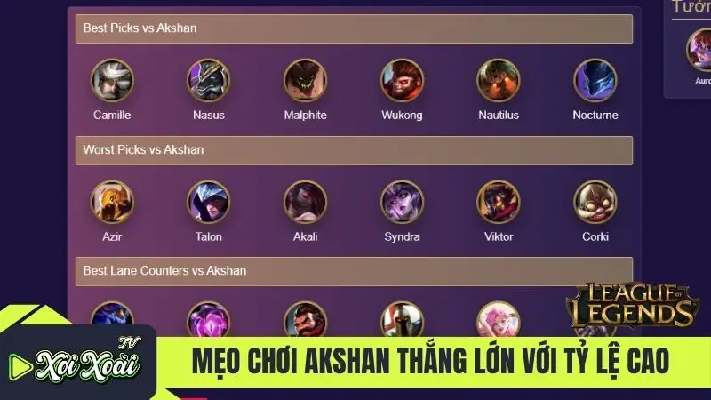 Mẹo chơi Akshan thắng lớn với tỷ lệ cao